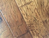 Engineered American Hickory Antique Finish Color Festive 3/8″ x 5″ On Sale $3.19 sq. ft.