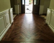 Huy Hoang’s Chevron floor completed! Absolutely beautiful.