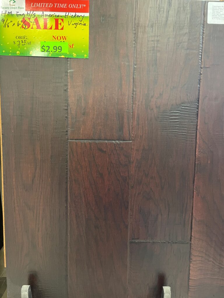 Hardwood Floor Clearance Sale